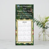 Aangepaste feestagenda Kaart, Kerstmis/Nieuw jaar (Staand voorkant)