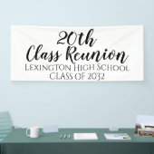 Aangepaste feestbanner voor schoolklasse Reunion Spandoek (Beurs)