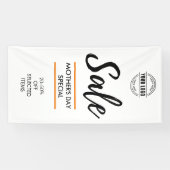 aangepaste feestdag Aanbieding Winkel Verkoopmanag Spandoek (Horizontaal)