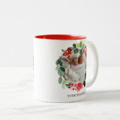 Aangepaste feestdag - Aangepaste foto - Aangepaste Tweekleurige Koffiemok (Voorkant rechts)