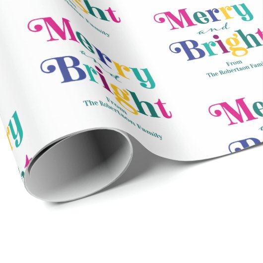 Aangepaste feestdag en feestelijke feestdagen cadeaupapier (Rol Hoek)