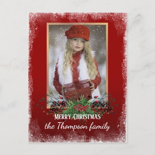 Aangepaste feestdag — Groet Briefkaart (Voorkant)