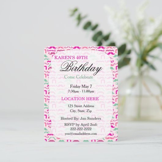 Aangepaste feestdag kaart (Staand voorkant)