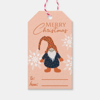 Aangepaste feestdag Kerst  Kabouternaam Cadeaulabel