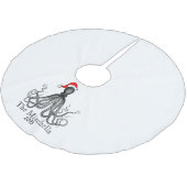 Aangepaste feestdag Nautical Octopus  Kraken Kerstboom Rok (Gekanteld)