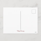 Aangepaste feestdag voor de  winnende kerstman feestdagenkaart (Achterkant)