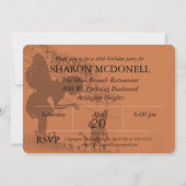 Aangepaste feestdag voor  feier kaart (Achterkant)