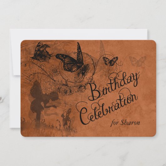 Aangepaste feestdag voor  feier kaart (Voorkant)