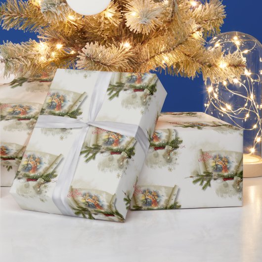 Aangepaste feestdag voor liefdevolle bundeling cadeaupapier (Feestdagen)