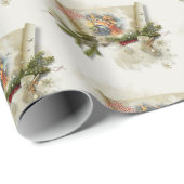 Aangepaste feestdag voor liefdevolle bundeling cadeaupapier (Rol Hoek)