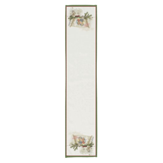 Aangepaste feestdag voor liefdevolle bundeling korte tafelloper (Voorkant)