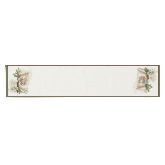 Aangepaste feestdag voor liefdevolle bundeling korte tafelloper (Horizontaal)