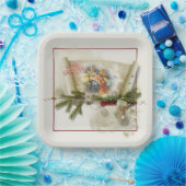 Aangepaste feestdag voor liefdevolle bundeling papieren bordje (Feest)