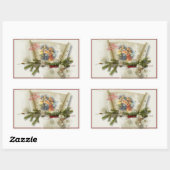 Aangepaste feestdag voor liefdevolle bundeling rechthoekige sticker (Vel)