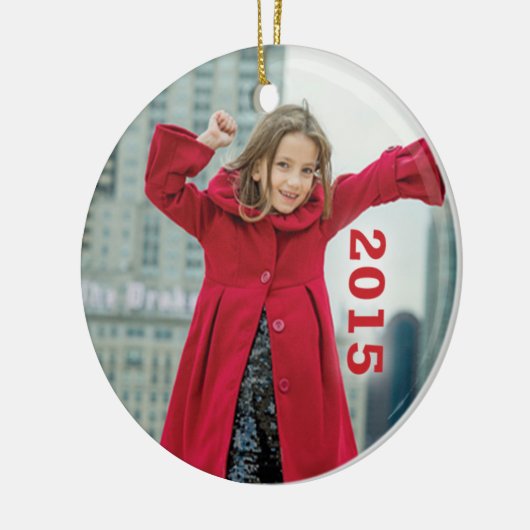 Aangepaste feestdag voor Siena 2015 4 Keramisch Ornament (Links)