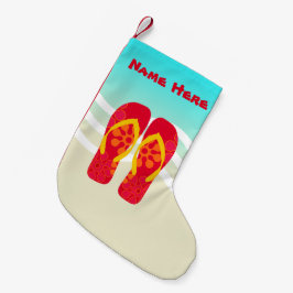 Aangepaste feestdag voor Tropische kerstTeenslippe Kleine Kerstsok