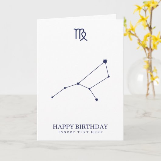 Aangepaste feestdag voor vimzodische sterren kaart (Gele Bloem)