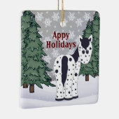 Aangepaste Feestdagen Appaloosa Horse Keramisch Ornament (Rechts)
