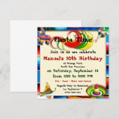 Aangepaste feestdagen in paniek kaart (Voorkant / Achterkant)