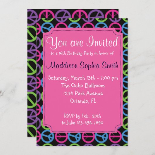 Aangepaste feestdagen kaart (Voorkant / Achterkant)