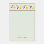 Aangepaste feestdagen Kolibries Post-it® Notes (Voorkant)