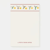 Aangepaste Feestdagen Kolibries Post-it® Notes (Voorkant)