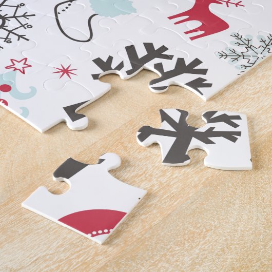 Aangepaste feestdagen legpuzzel (Zijkant)
