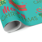 Aangepaste feestdagen met kerstcadeaudozen cadeaupapier (Rol Hoek)