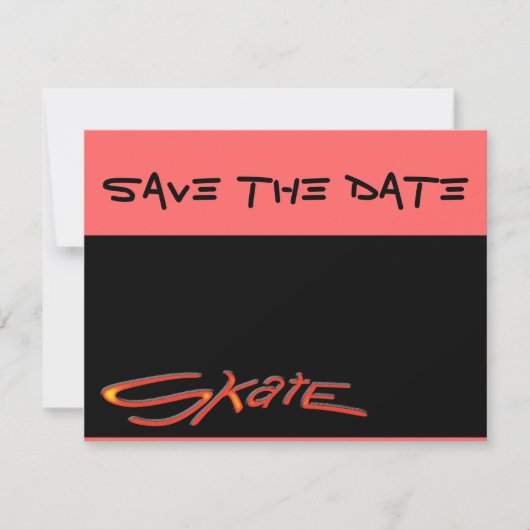 Aangepaste feestdagen save the date (Voorkant)