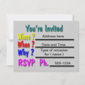 Aangepaste feestdagen save the date (Achterkant)