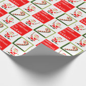 Aangepaste Feestdagen voor fieldhockey Cadeaupapier (Hoek)