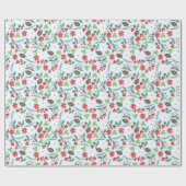 Aangepaste Feestdagen voor modern Retro Chic Patte Cadeaupapier (Vlak)