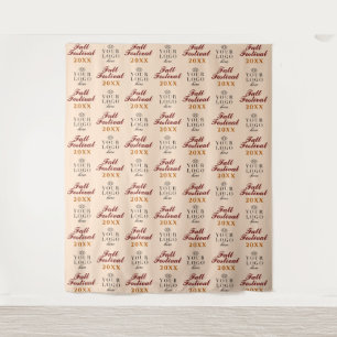 Aangepaste feestelijke achtergrond Step and Repeat Wandkleed
