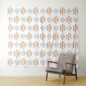 Aangepaste feestelijke achtergrond Step and Repeat Wandkleed (In Situ (horizontaal))