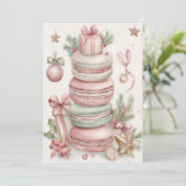 Aangepaste feestelijke en elegante kerstkaart (Staand voorkant)