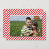 Aangepaste feestelijke fotokaart | feestdagenkaart (Voorkant / Achterkant)