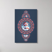 Aangepaste feestelijke Kawaii Fox siermandala Canvas Afdruk (Voorkant)