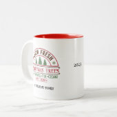 Aangepaste feestelijke kerst Mok (Voorkant links)