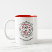 Aangepaste feestelijke kerst Noordpool Mok (Links)