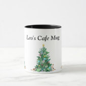 Aangepaste feestelijke kerstboom Mok (Midden)