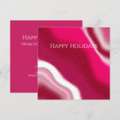 Aangepaste feestelijke moderne rode vrolijke vakan (Voorkant / Achterkant)