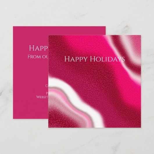 Aangepaste feestelijke moderne rode vrolijke vakan (Voorkant / Achterkant)