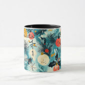 Aangepaste feestelijke winter Mok - Kersttijd (Midden)