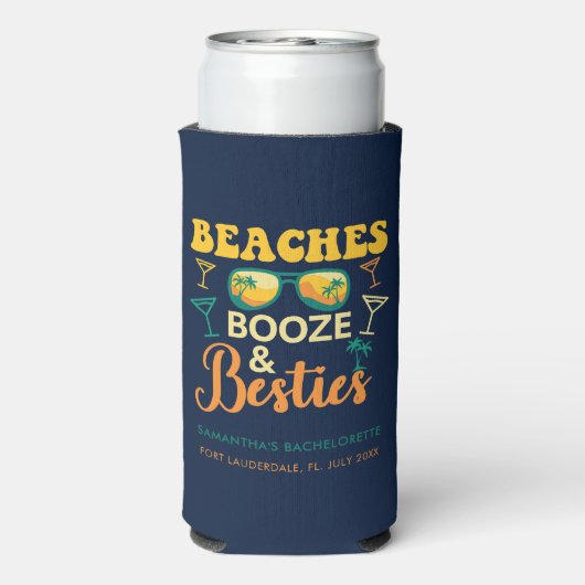 Aangepaste feestjurken voor vrijgezellenfeest Stra Seltzer Blikjeskoeler (Seltzer Achterkant)