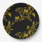 Aangepaste feestpapieren borden 🎉🍽 –Stijlvol & W Papieren Bordje (Voorkant)