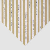 Aangepaste feeststapes | bewerkbare kleuren tissuepapier (Detail)