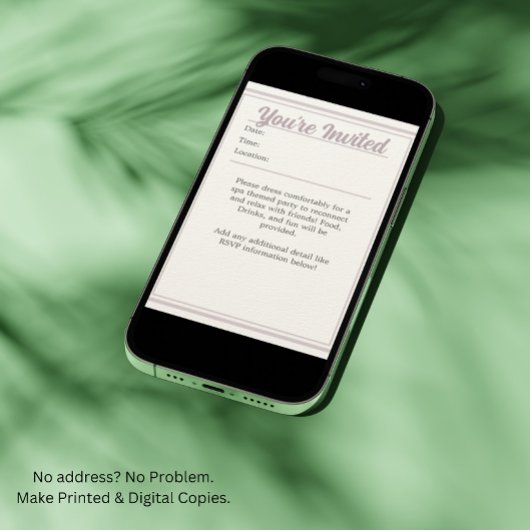 Aangepaste feestuitnodiging - Verjaardagsfeest mei Kaart