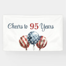 Aangepaste felicitatie voor 95 jaar verjaardagsfee