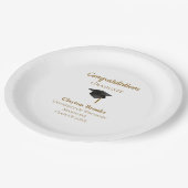 Aangepaste felicitaties Afstuderen met Pet Papieren Bordje (Gekanteld)