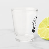 Aangepaste felicitaties Klasse van 2023 zwarte bri Shot Glas (Links)